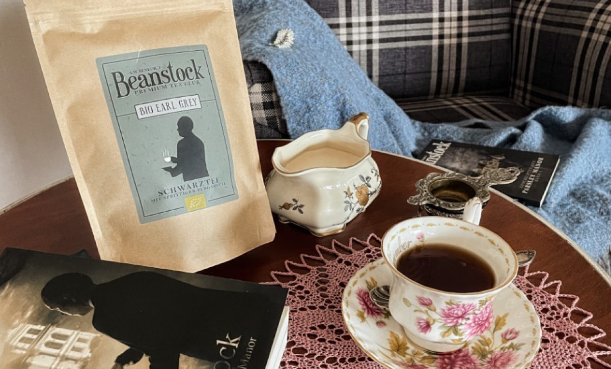 Lesezeit mit Beanstock Bio Earl Grey Tee